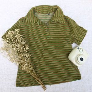🦋 Retro 90s Vintage Style Boy/Girl Striped Shirt